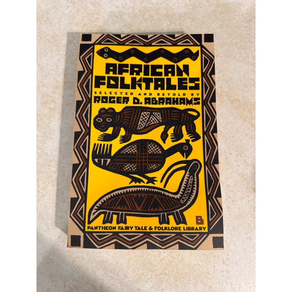 African Folktales Roger D Abrahams Pantheon Fairy Tale Folklore Library 1983 PB